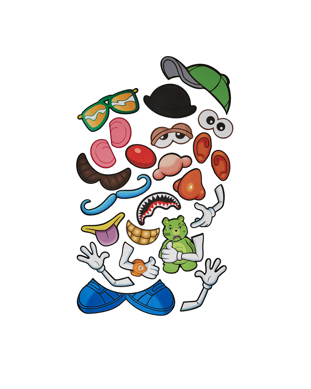 SPRAYGROUND MR. POTATO HEAD VELCRO PATCH MIX-IT-UP DLXSV BACKPACK