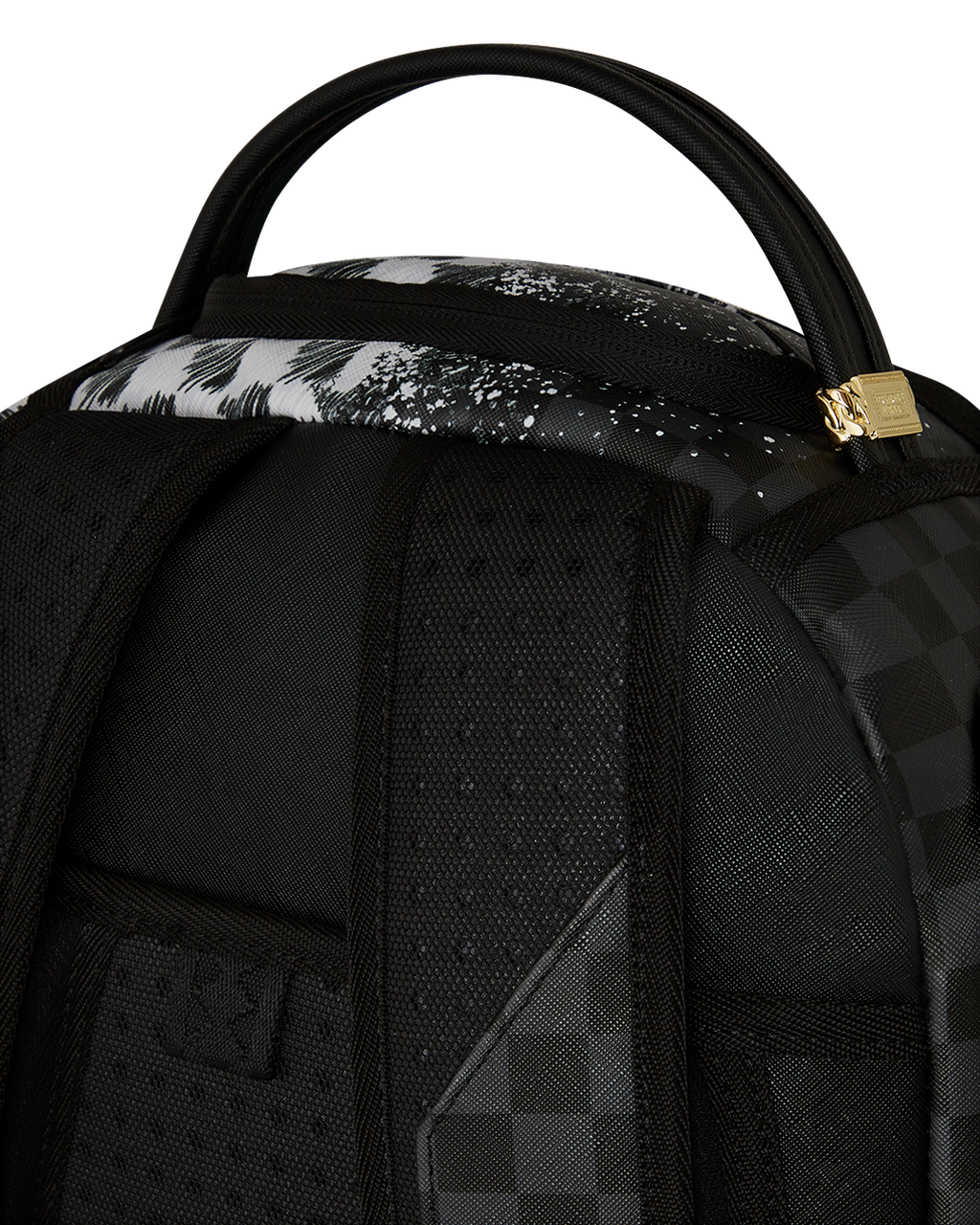 SPRAYGROUND SCRIBBLE DRIBBLE CHECK BACKPACK