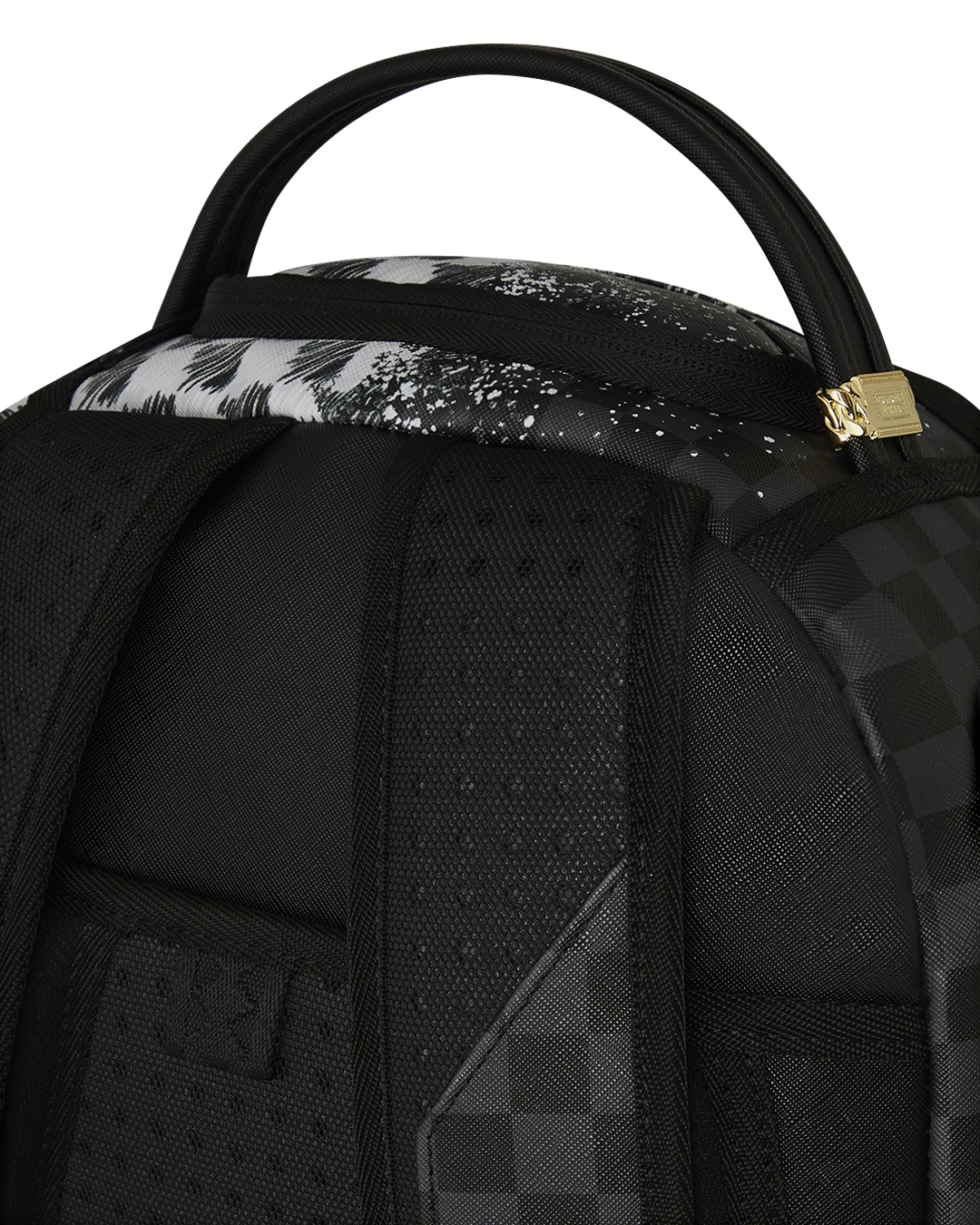 SPRAYGROUND SCRIBBLE DRIBBLE CHECK BACKPACK