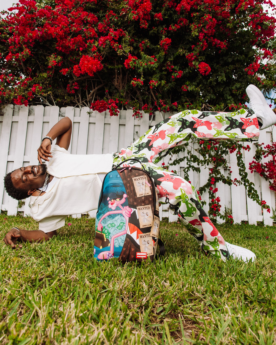 SPRAYGROUND PINK PANTHER HEIST GETAWAY DLXV BACKPACK
