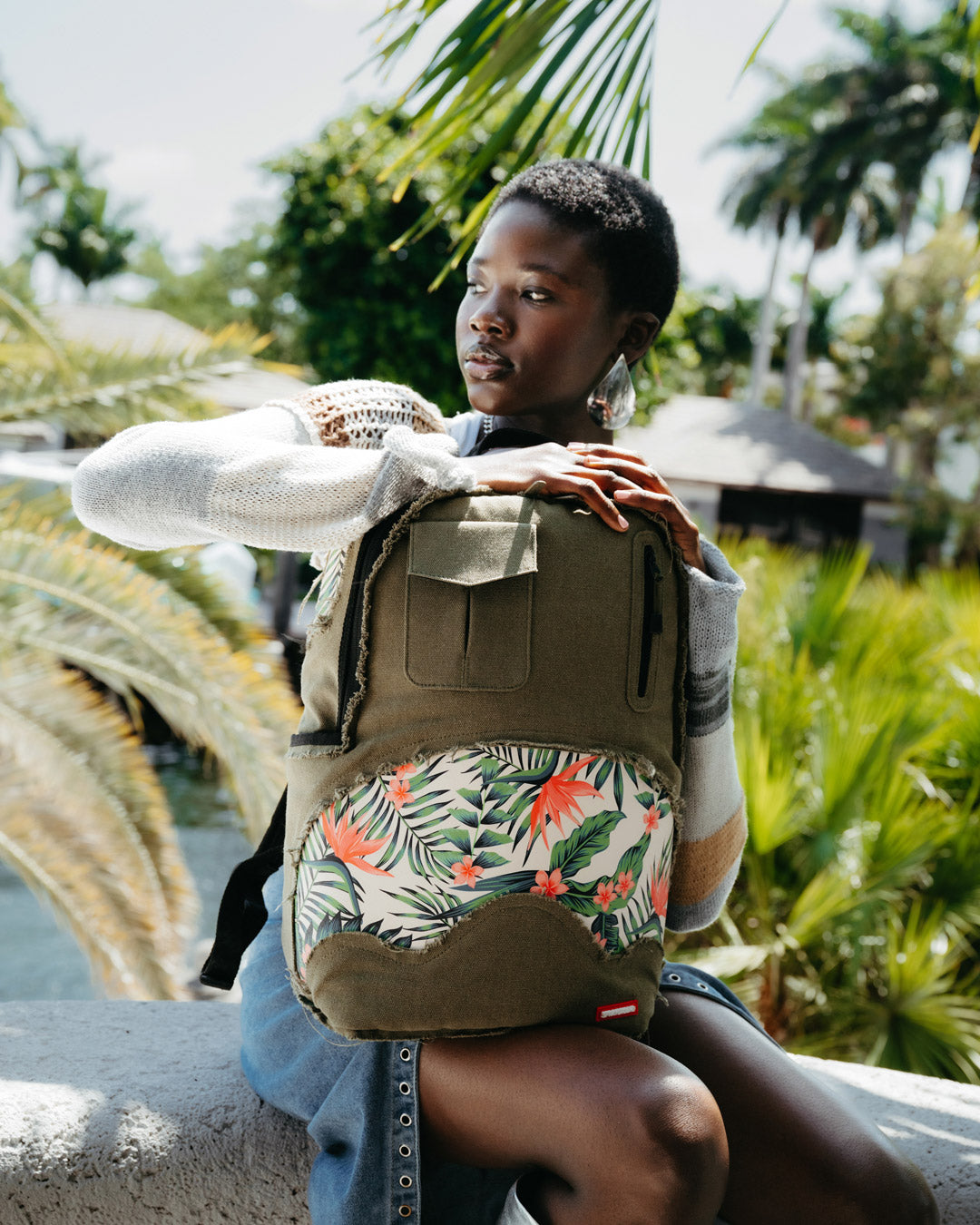 SPRAYGROUND TROPICAL MIRAGE DLX TACTICAL BACKPACK