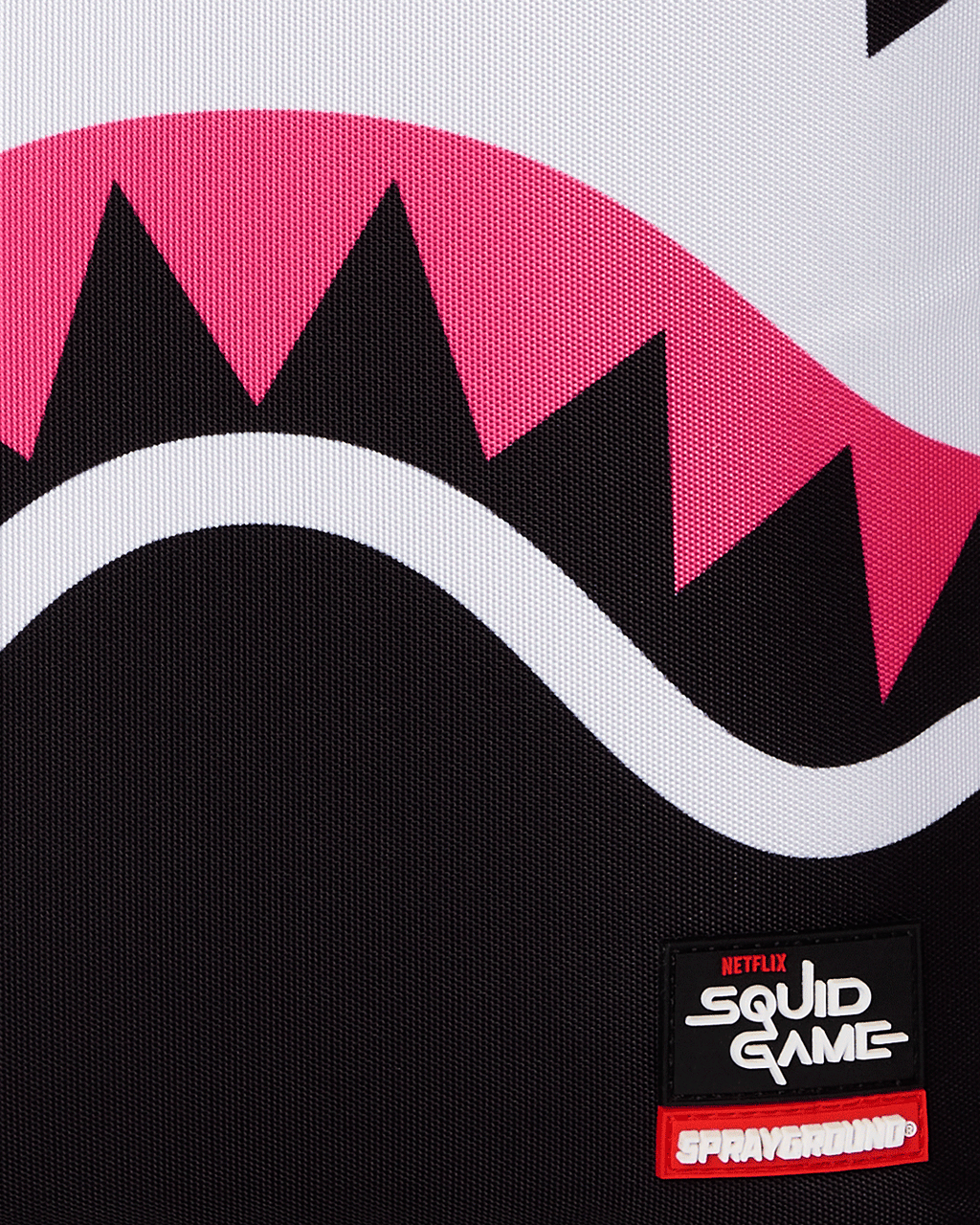 SPRAYGROUND SQUID GAME COLLAB LOGO LOCKUP BACKPACK