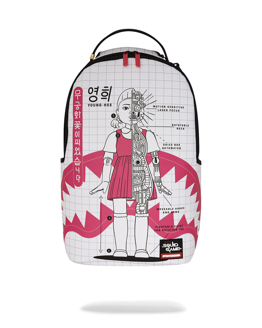 SPRAYGROUND SQUID GAME COLLAB ROBOT GIRL BACKPACK