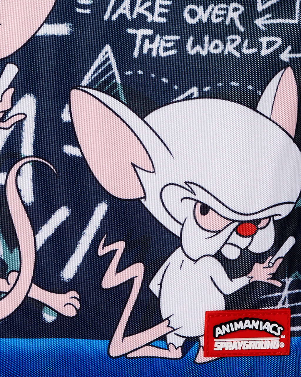 SPRAYGROUND PINKY AND THE BRAIN TAKIN OVER THE WORLD DLXR BACKPACK