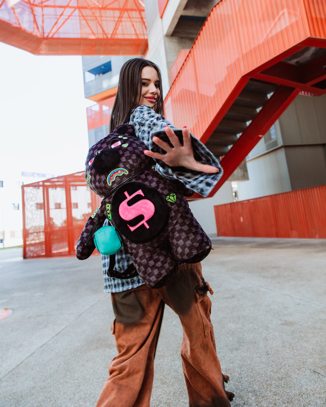 SPRAYGROUND SLIME TAKEOVER MONEYBEAR BACKPACK