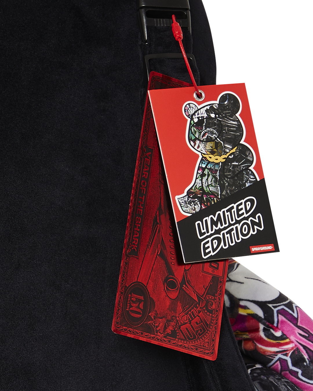 SPRAYGROUND NEW CITY ANDROID MONEYBEAR TEDDYBEAR BACKPACK