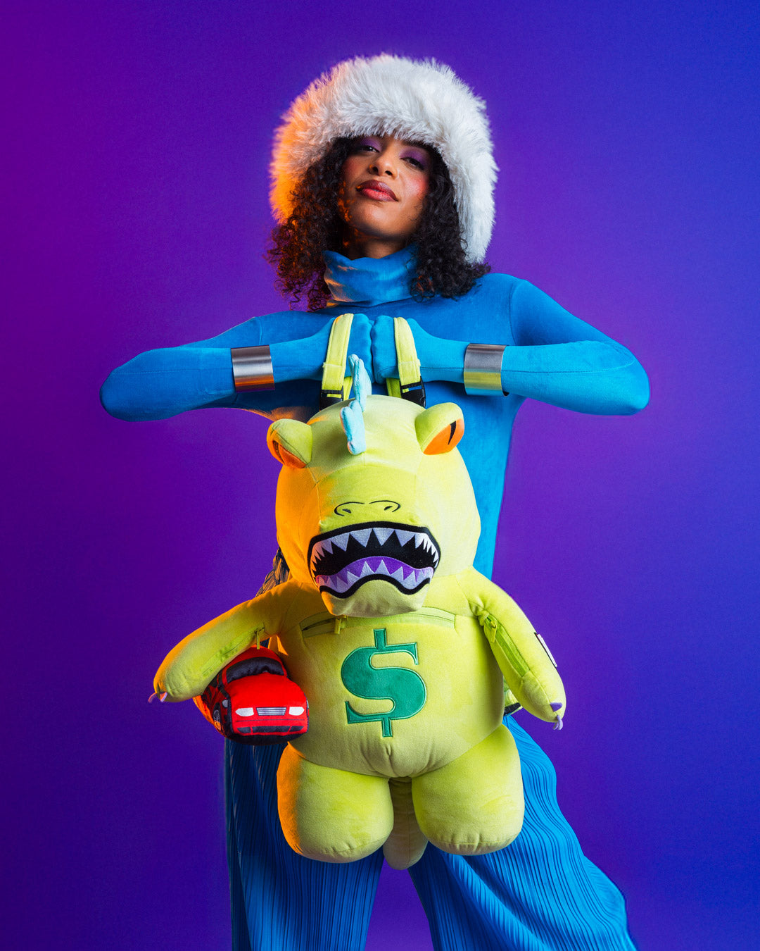 SPRAYGROUND RUGRATS REPTAR GROWL PLUSH BACKPACK