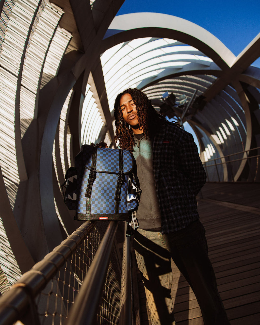 SPRAYGROUND MIDNIGHT MAGIC SHARKS IN PARIS MONTE CARLO BACKPACK
