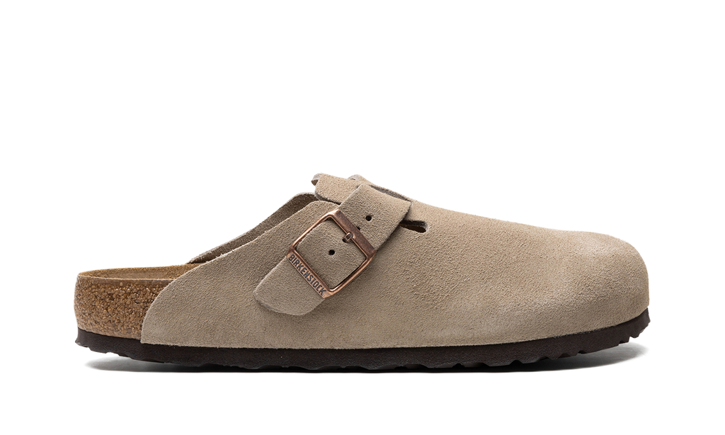 Boston Soft Footbed "Suede Taupe" 560771