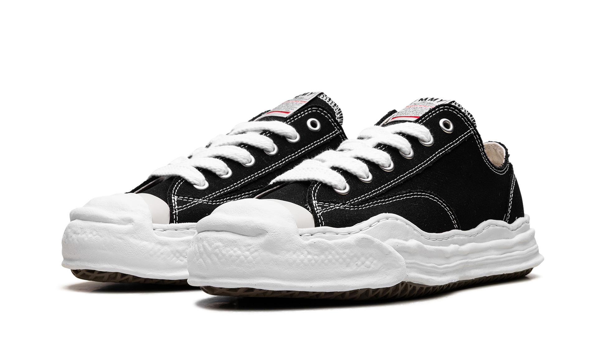 Hank OG Sole Canvas Low "Black / White" A05FW702 BLK