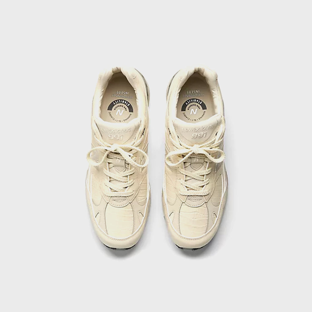 New Balance Made in UK 991v1 - Oyster Gray / Pistachio Shell / French Oak