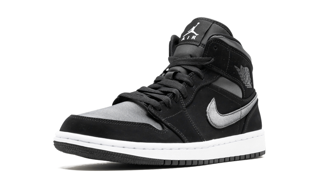 Air Jordan 1 Mid SE "Nylon - Black/Grey" 852542 012