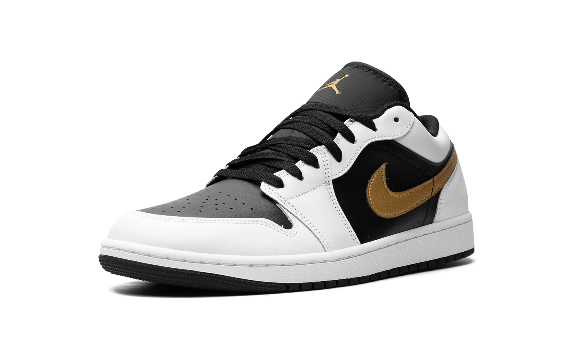 Air Jordan 1 Low "Gold Swoosh" 553558 172