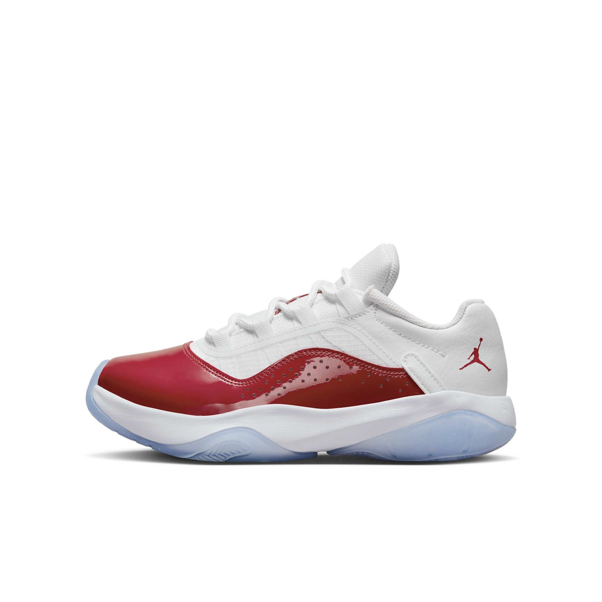 AIR JORDAN RETRO 11 CMFT LOW GS "White Black Gym Red" CZ0907 116