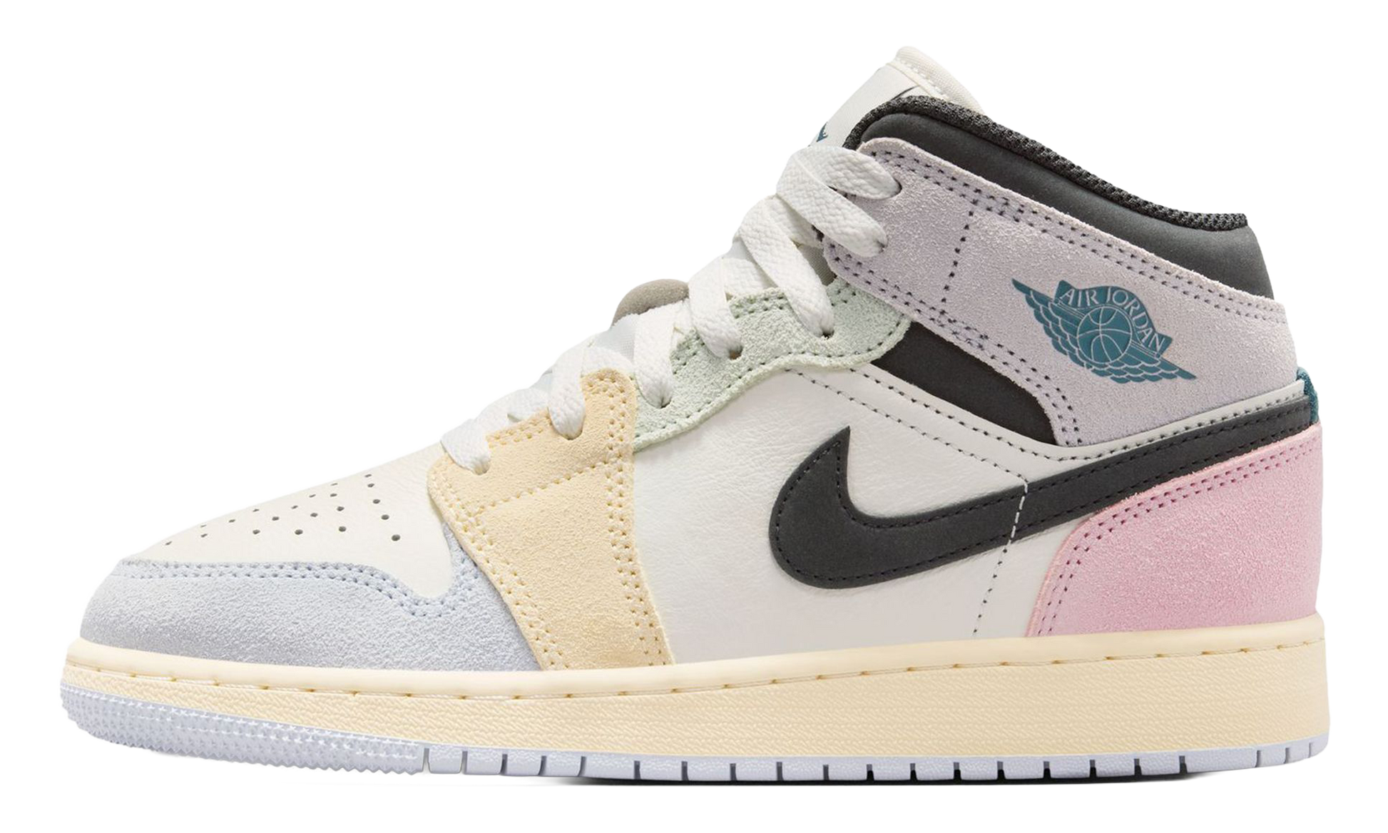 Air Jordan 1 Mid SE GS "Sail Pastels" IB7053 100