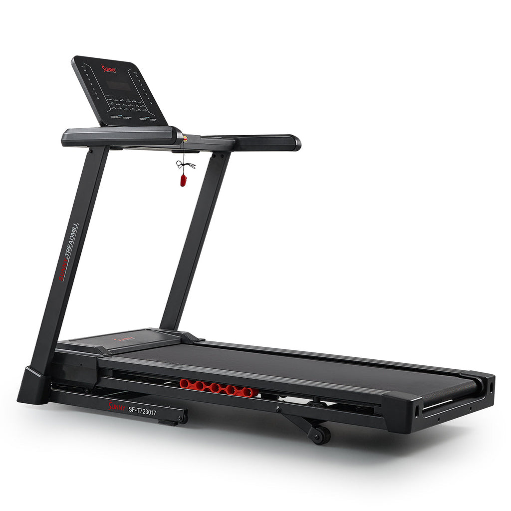 Sunny Health & Fitness Excel Smart Incline/Decline 20” Deck Treadmill with 300LB Weight Capacity