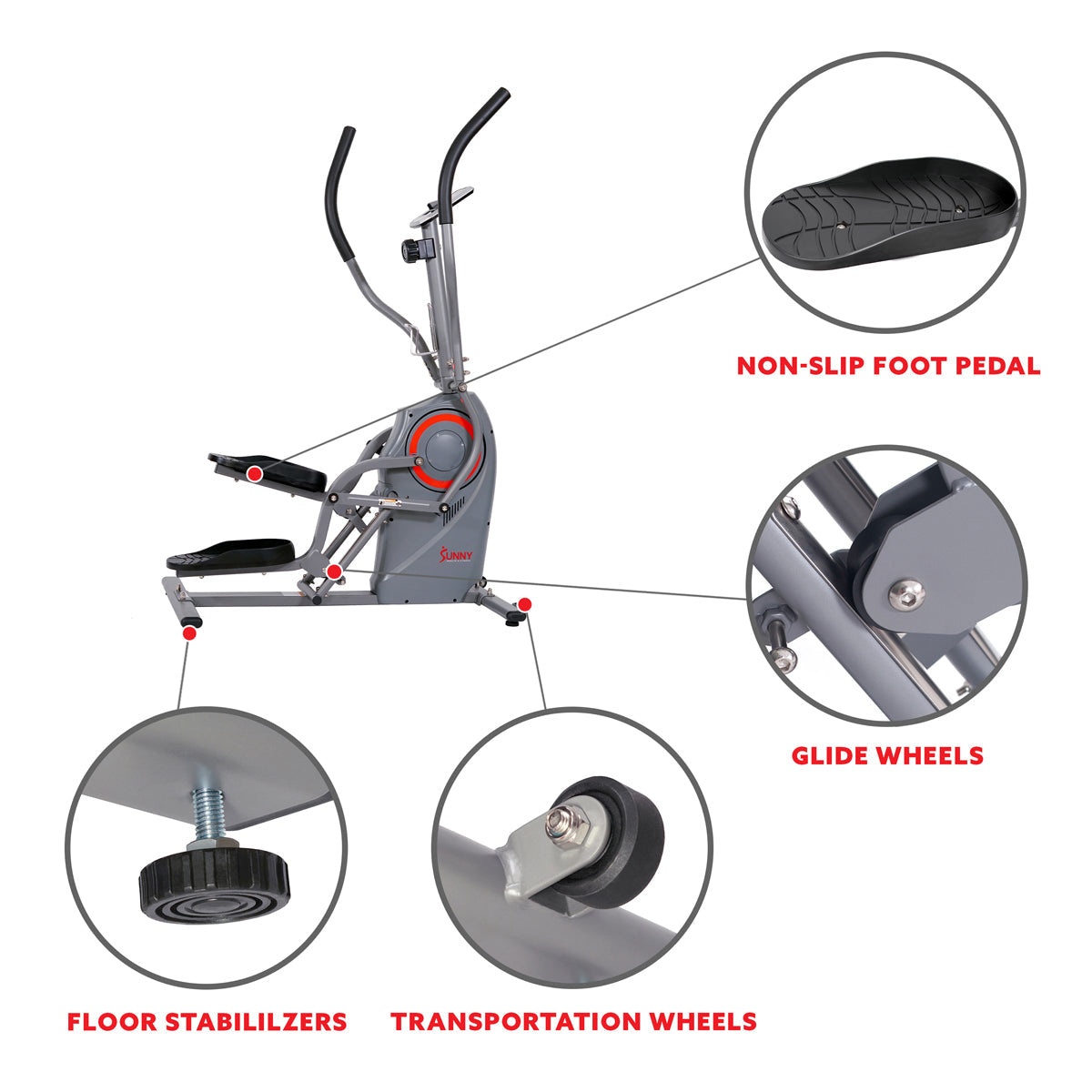 Sunny Health & Fitness Cardio Climber Machine