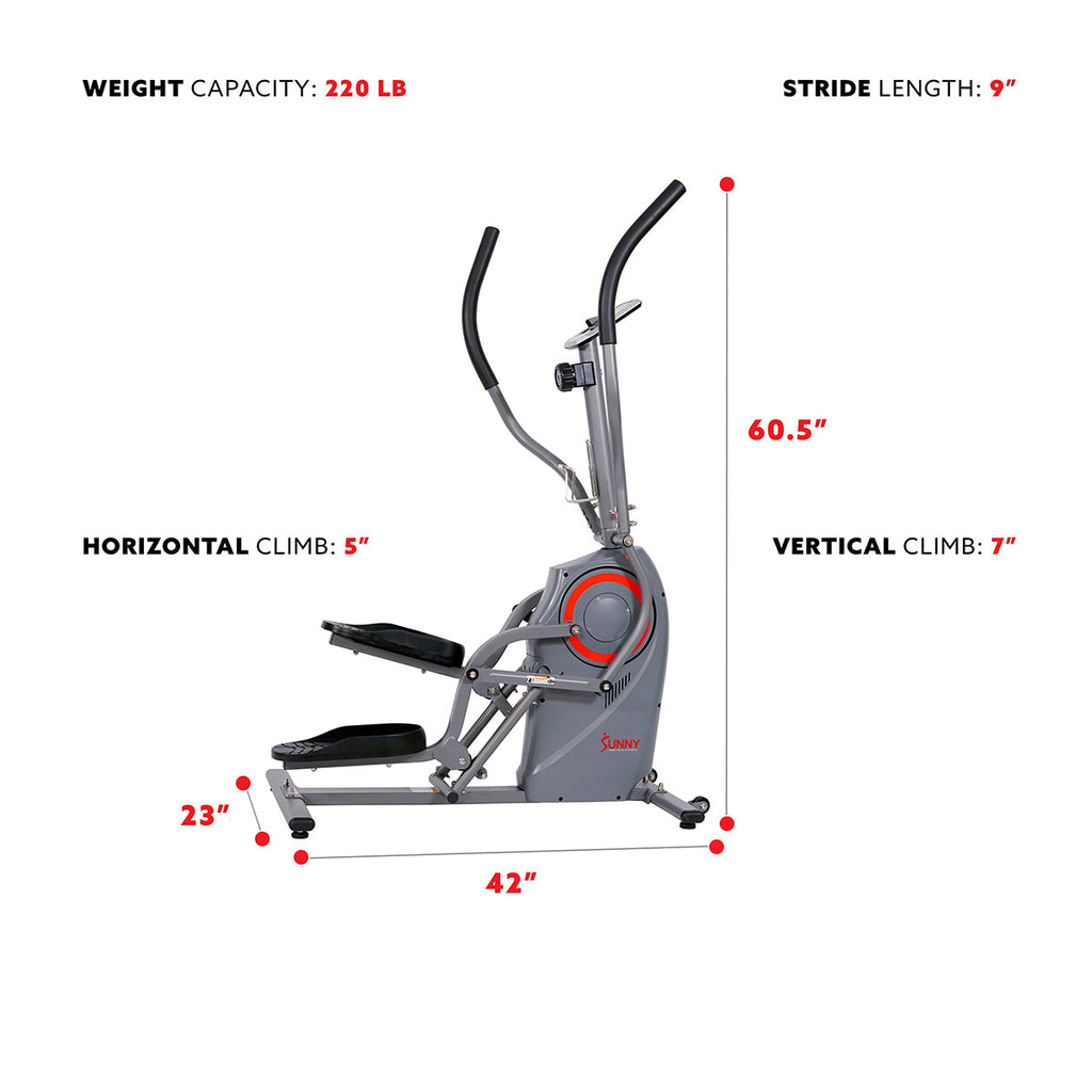Sunny Health & Fitness Cardio Climber Machine