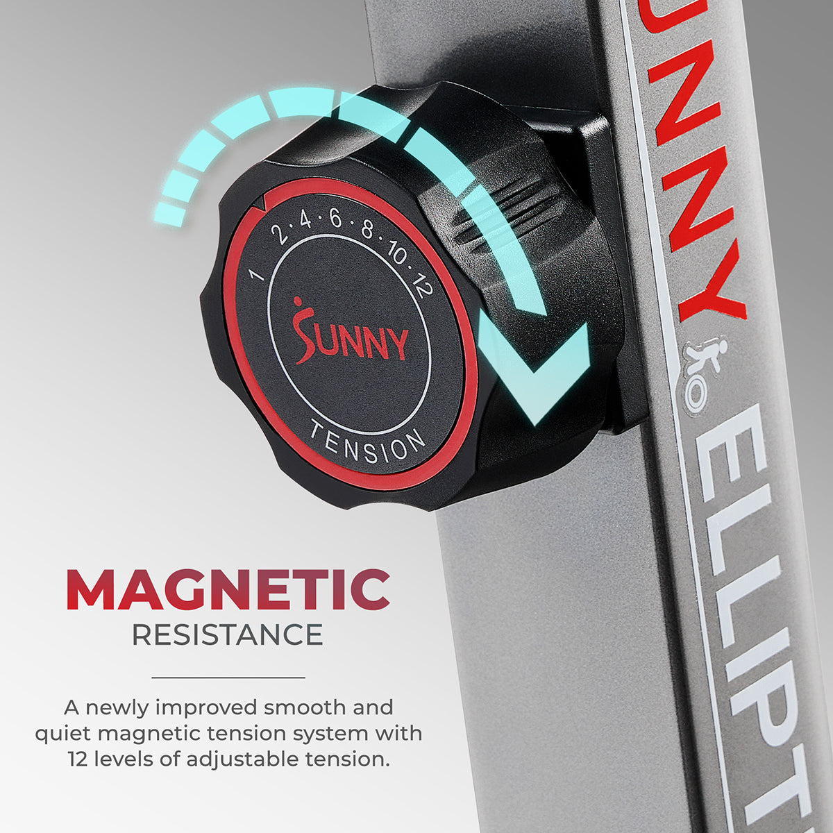 Sunny Health & Fitness Smart Elite Long Stride Length Magnetic Elliptical