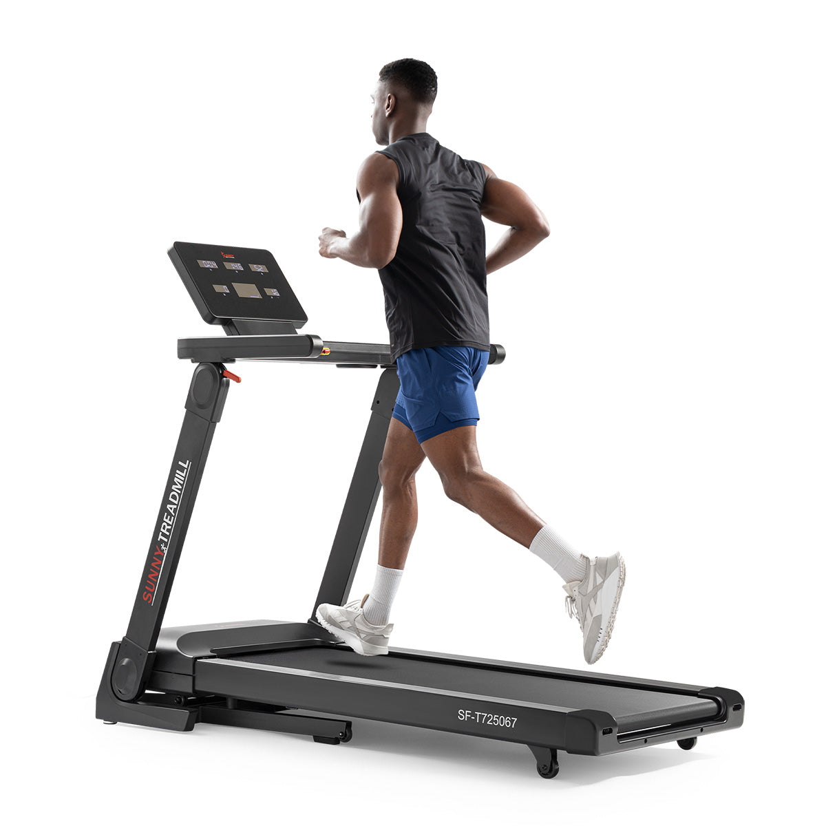 Sunny Health & Fitness Platinum Smart One-Click Fold Wi-Fi Treadmill with Auto Incline