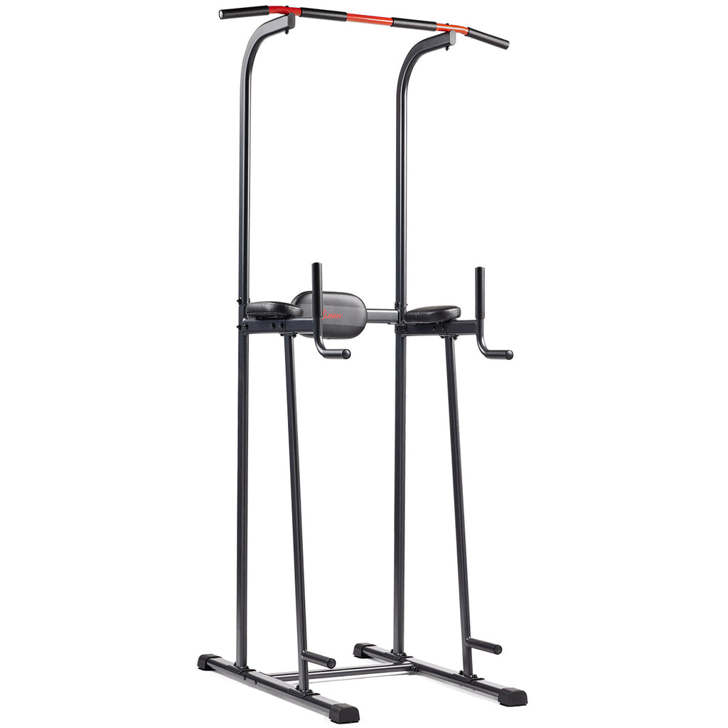 Sunny Health & Fitness Multi-Function Power Tower with Dip Station and Pull Up Bar
