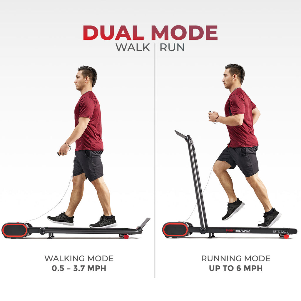 Sunny Health & Fitness Under Desk Walking / Running Smart Treadmill