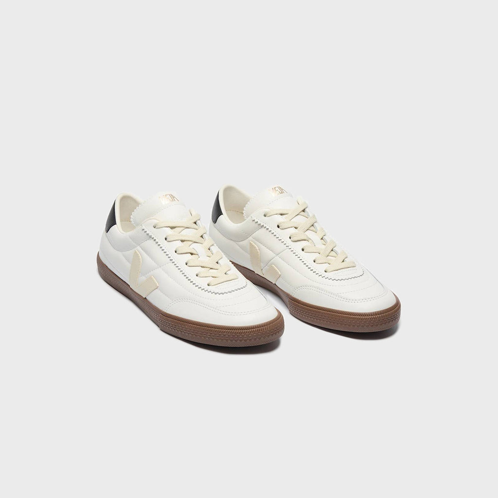 Veja Panenka Leather - White / Black / Bark