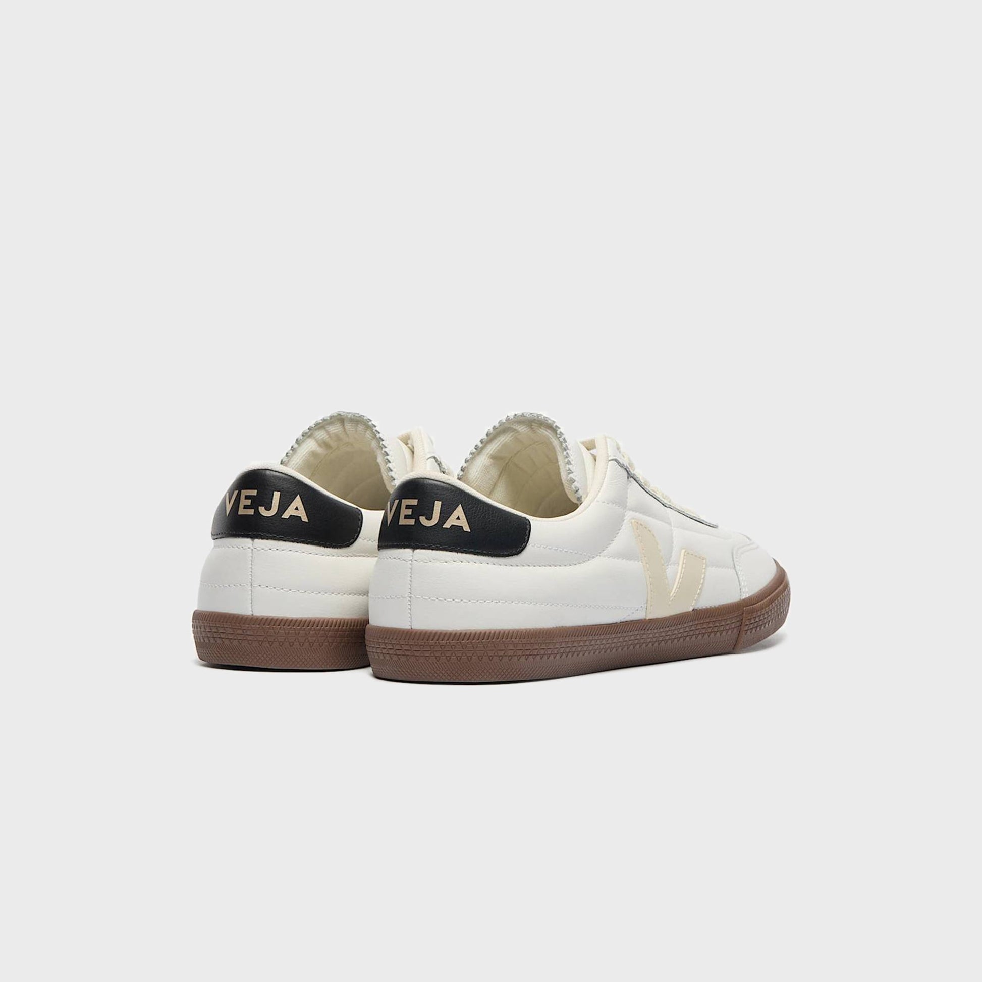 Veja Panenka Leather - White / Black / Bark