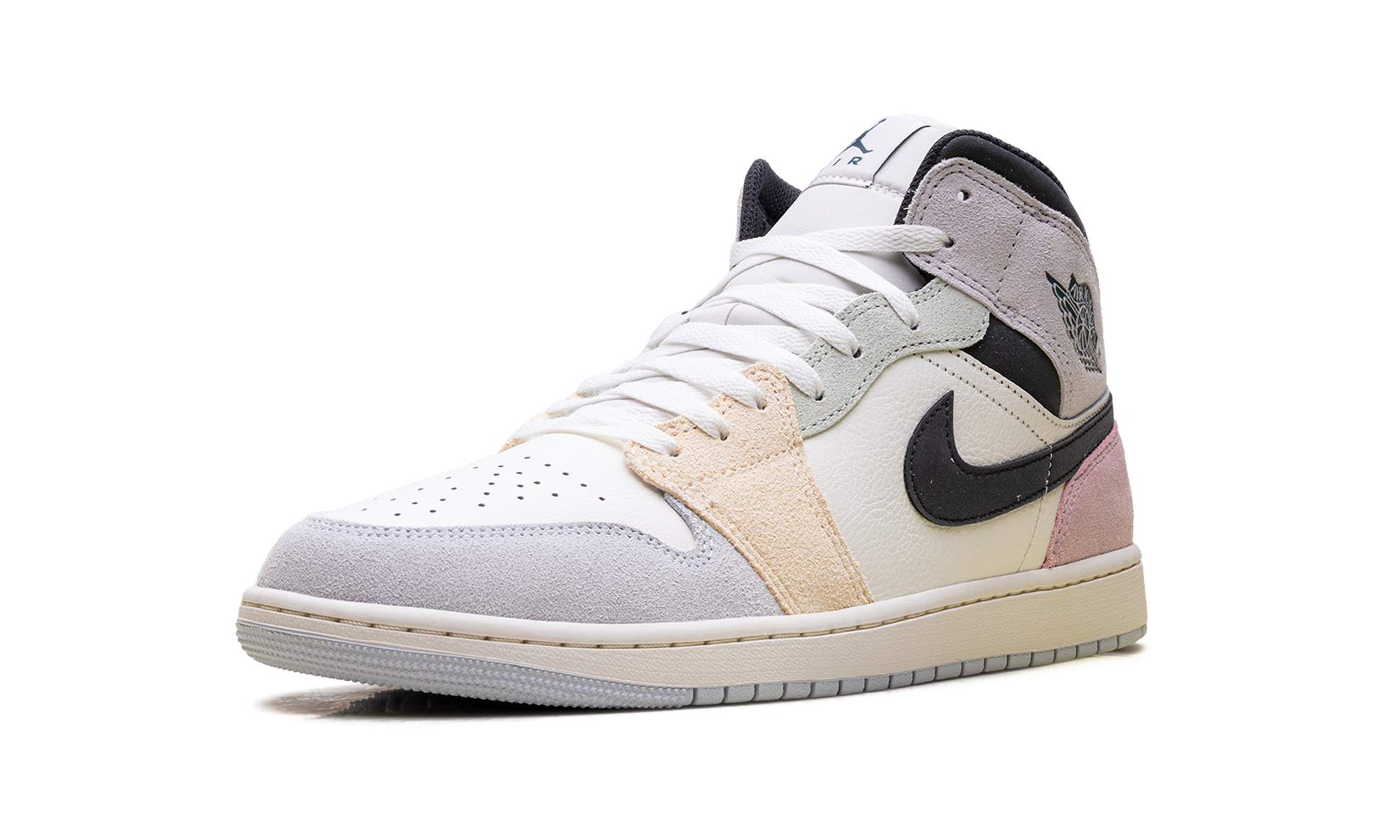 Air Jordan 1 Mid "Sail / Anthracite-Jade Aura-Iced Jade" IB7110 100
